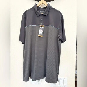 PEBBLE BEACH DRY-LUXE™ PERFORMANCE PERFORMANCE POLO XXL grey NWT